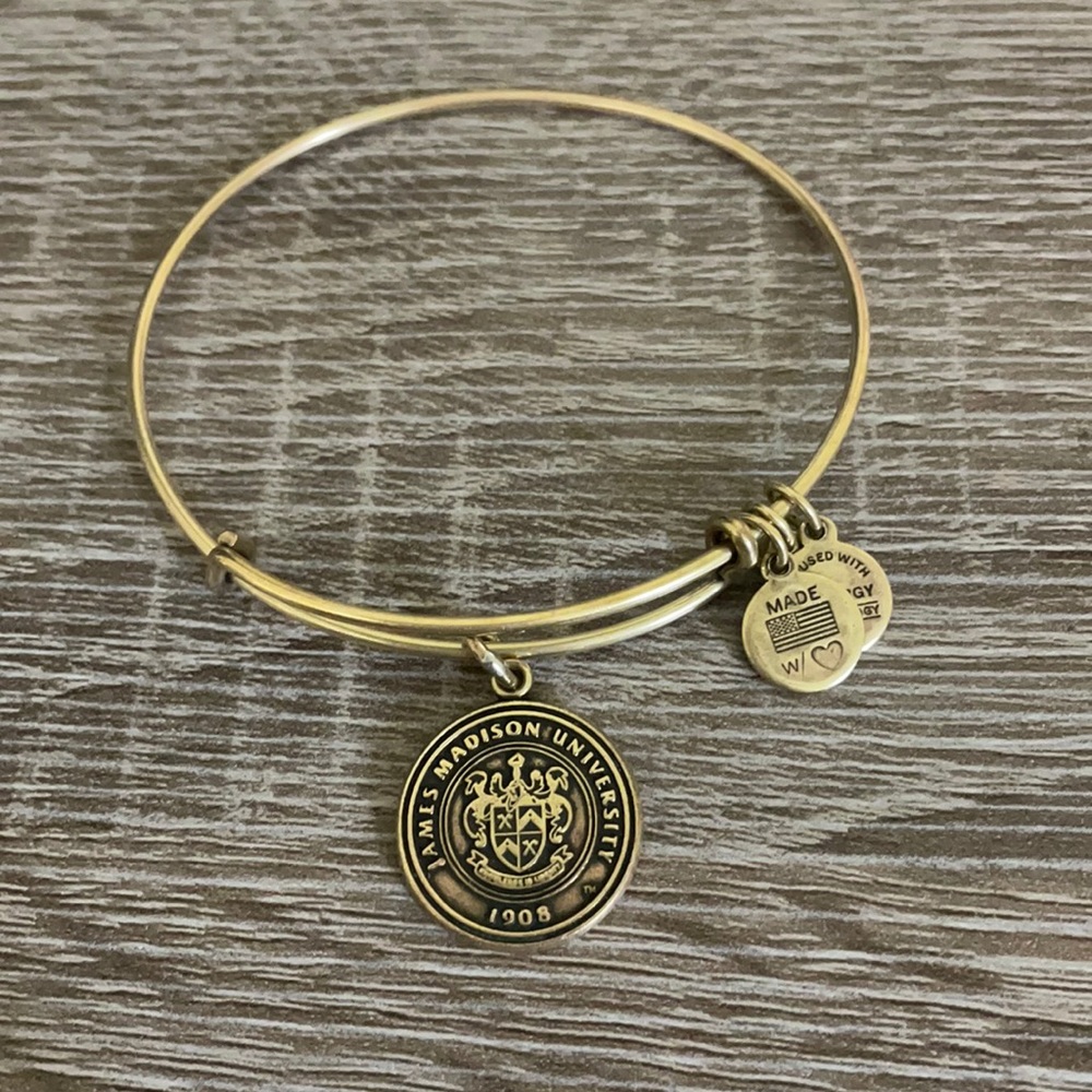 Alex and Ani James Madison University Charm Bangle